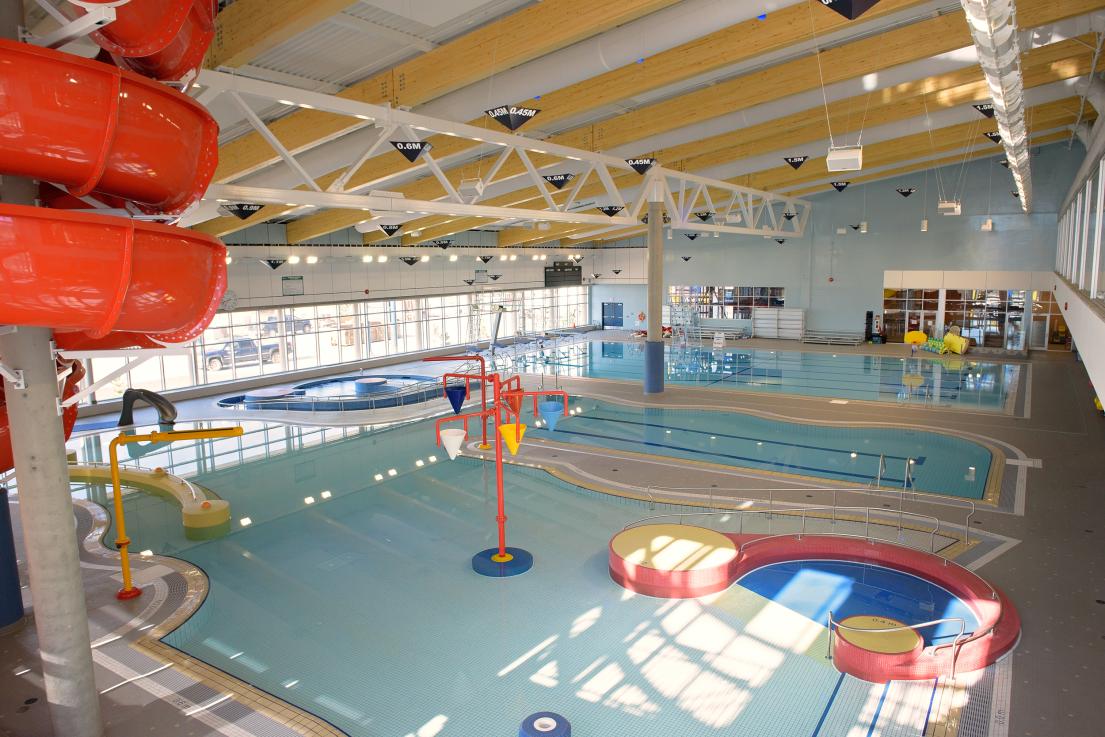 ariel view pool