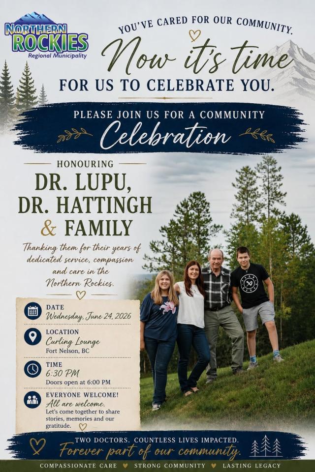 Going Away Dr Lupu and Dr Hattingh Poster