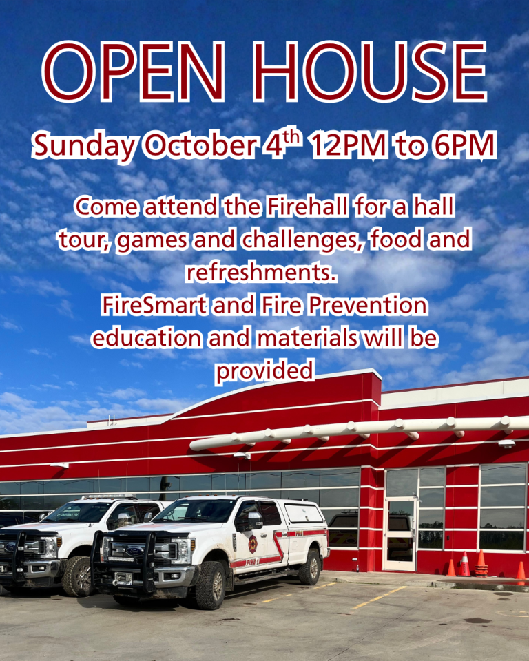 Open House at the Fire hall