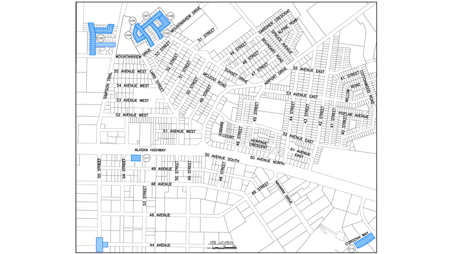 paving map