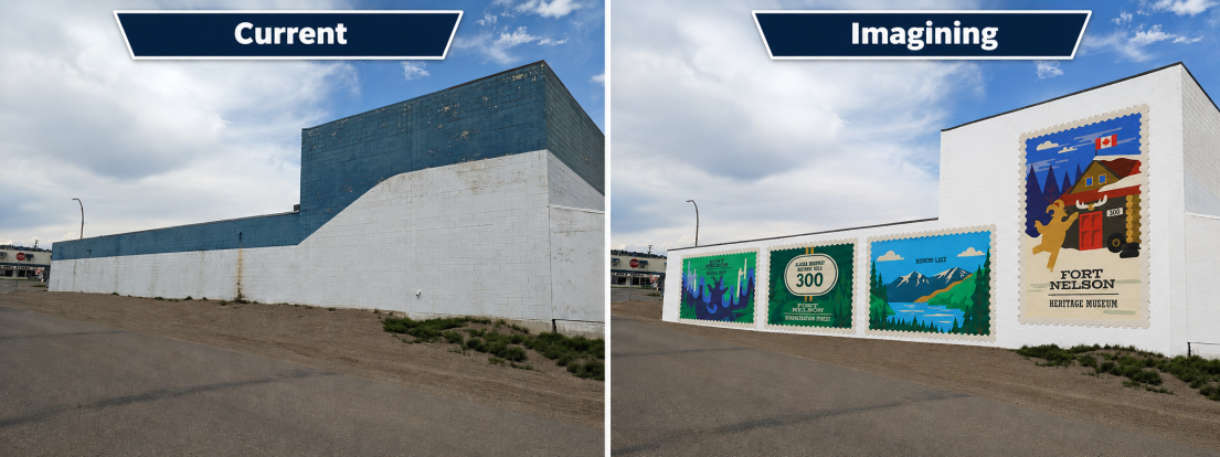 Downtown signage example