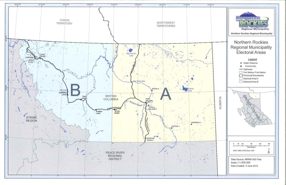 NRRM Electoral Area Map