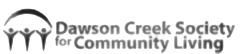 Dawson Creek Society for Community Living logo.