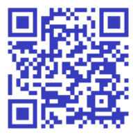 Blue QR code