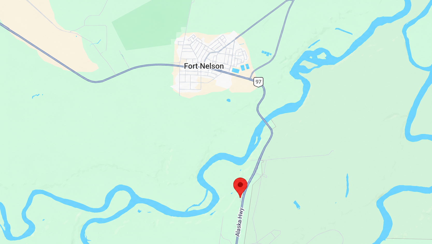google map of dog park location